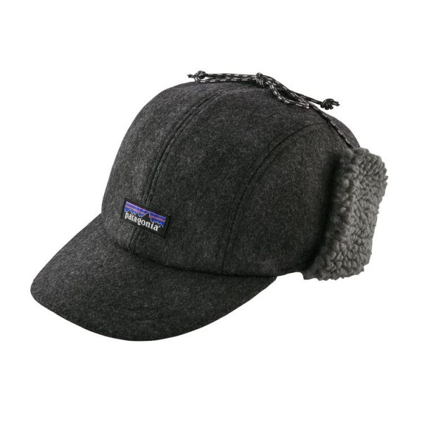 Patagonia Recycled Wool Ear Flap Cap grigio forge grey