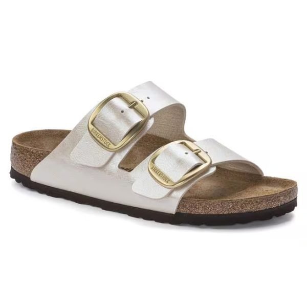 Birkenstock Arizona Big Buckle Graceful Pearl White