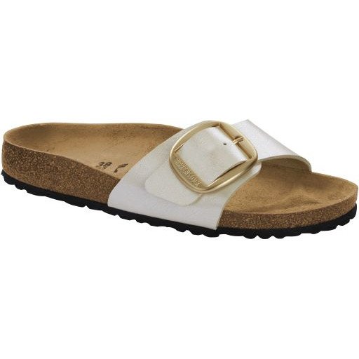 Birkenstock Madrid Big Buckle Graceful Pearl White
