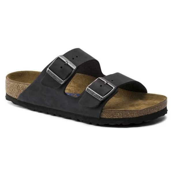 Birkenstock Arizona plantare morbido nere
