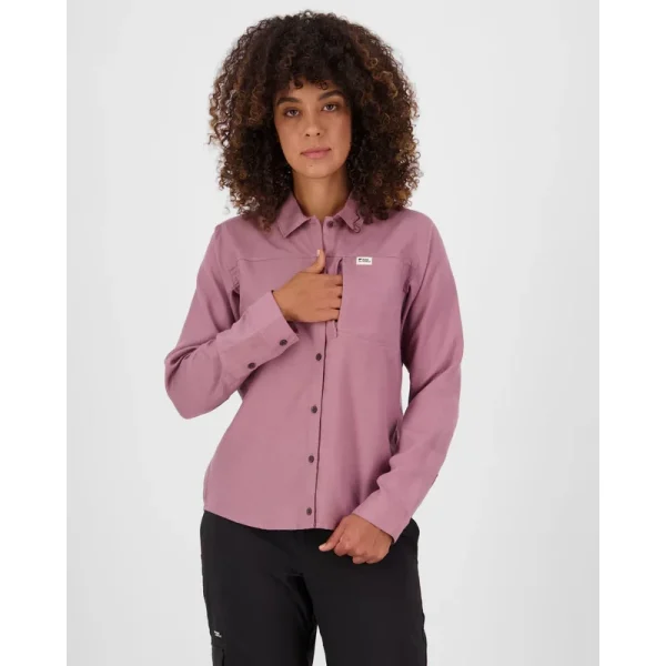 Mons Royal At Merino Long Sleeve Shirt