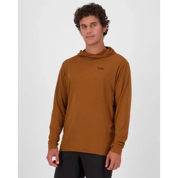 Mons Royale Pivot Merino Long Sleeve Hood